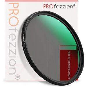 CPL Filter 52 mm Circular Polarising for Fuji Fujifilm X-M5 X-T50 X-T30 X-T20 + XC 15-45 mm Lens Kit, for Nikon D5500 D5300 D3300 + AF-S 18-55 mm Lens Kit and Others Objectives 2.0 47 - Neuf