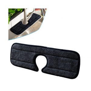 Tapis absorbant anti-&eacute;claboussures pour robinet de cuisine avec chiffon en microfibre - Neuf