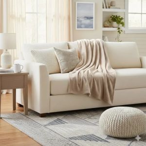 Plaid 130 X 180 Cm Flanelle Douceur Lin - Neuf