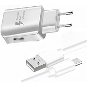 ERYI-¿ Chargeur Rapide & Puissant 3A + Câble Type C Compatible Xiaomi Redmi Note 10/ Note 10 Pro/Note 10 5G/ Note 10 Pro Max/Note 10 Pro Global/Note 10 / Note 10 Pro/Note 10X Pro/Note 10 Je - Neuf