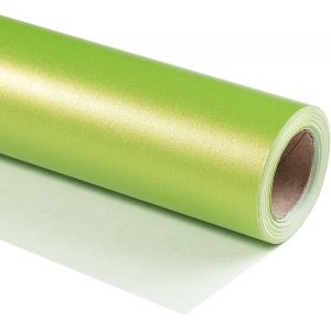 Papier Cadeau Mat Vert Citron,Mini Rouleau,Vert Uni,Brillant Nacré,Idéal Pour Pâques,Un Anniversaire,Un Mariage,Une Baby Shower,Noël Et Un Bouquet Fait Maison,43,2 Cm X 10 M - Neuf