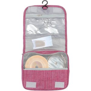 Sac De Voyage &Agrave; Suspendre Pour Ostomie Colostomie Colostomie Cath&eacute;ter De Foley, Fournitures M&eacute;dicales, Il&eacute;ostomie Stomie Sac Accessoires Organ Ur De Toilette Suspendu (Rose) - Neuf