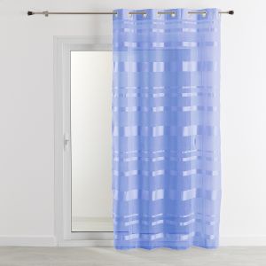 Voilage Rayures Horizontales Tamisantes - Neuf