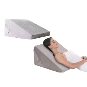 Oreiller Triangulaire Ajustable En Mousse &Agrave; M&eacute;moire De Forme Pour Le Sommeil Et Le Soutien Du Dos - Neuf