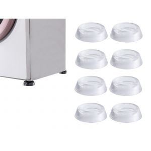 Lot de 8 patins anti-vibrations pour lave-linge et s&egrave;che-linge - Neuf