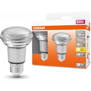 Kalanka-Lot De 2 Ampoules Led | Culot E27 | Forme R&eacute;flecteur R63 | Blanc Chaud 2700k | 3,3w (&Eacute;quivalent 40w) - Neuf