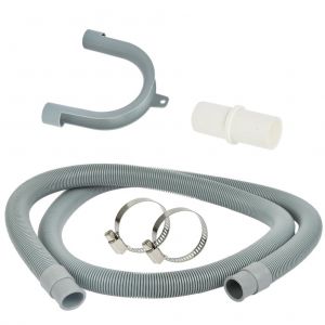 Tuyau De Vidange De 1,5 M, Rallonge De Tuyau De Vidange Pour Tuyau De Lave-Linge, Rallonge De Tuyau De Lave-Vaisselle (Raccord Droit, Diam&egrave;tre Int&eacute;rieur 20 Mm) - Neuf