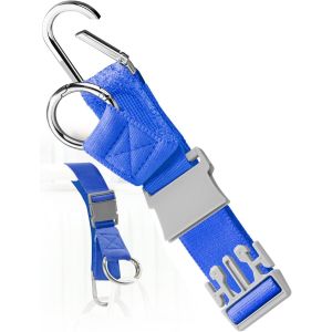 JGD-Sangle Valise Extensible, Sangle de Fixation en Nylon Haute Qualit&eacute; avec Boucle Automatique, Accessoires de Voyage pour Sacs, Valises et Bagages - Neuf