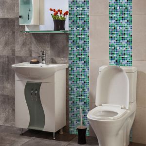 HJLIAN Autocollant mural mosaique pour carrelage de cuisine (vert) - Neuf