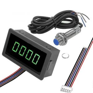Promotion D'hiver,Tachymètre Numérique À Led Rpm Compteur De Vitesse + Capteur De Détecteur De Proximité De Hall Npn - Neuf