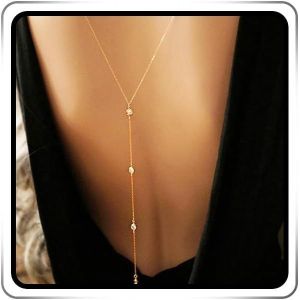 Kales-Collier Avec Toile De Fond En Strass,Chaîne Dorée,Harnais Pour Mariage,Fête,Discothèque,Collier D'été,Plage,Bijoux Pour Femmes Et Filles,Strass Artificiels,Strass Artificiels - Neuf