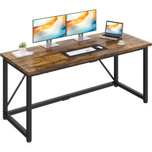 NouvelHorizonstore-Bureau 160 x 60 x 75 cm, Petite Table d'ordinateur pour Salle de Travail, la Maison, Poste de Travail &iquest;&iquest; Domicile, Cadre Robuste, Marron - Neuf