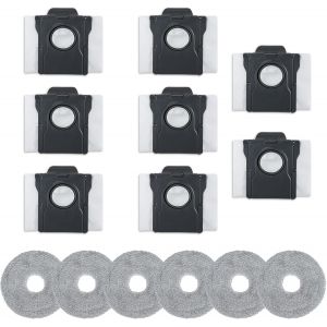 Lot De 14 Sacs À Poussière Et Accessoires Pour Robot Aspirateur Dreame L10S Pro Ultra Heat/X40 Ultra/X50 Ultra/L40 Ultra/Mova E30 Ultra/L20 Ultra/L20 Ultra Pièces De Rechange, En M[SSE7111790] - Neuf