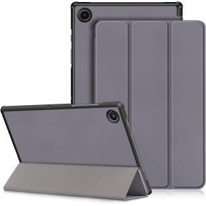 Kal-Coque Pour Samsung Galaxy Tab A8 10.5U201d2021(Sm-X200/X205/X207) &Eacute;tui Housse Fonction Stand Et Sommeil/R&eacute;veil Automatiquee,Gris - Neuf