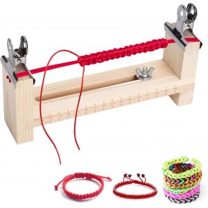 Cyrank Kit De Fabrication De Bracelets, Outil Artisanal De Bricolage En Bois Fabricant De Bracelet De Gabarit R&eacute;glable Pour Bracelet Paracorde - Neuf