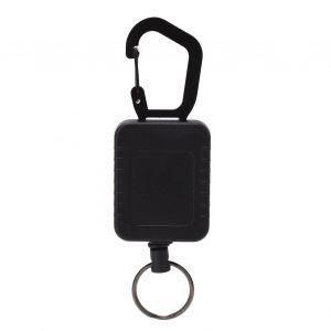 Porte-CléS RéTractable En Plastique, Bobine D'insigne En Alliage D'aluminium, Anti-Vol, Anti-Perte, Portable - Neuf