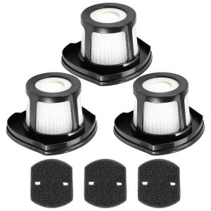 Pack de 3 filtres pour bissell 2390 2390A 2389 Gomme pour poils d'animaux Aspirateurs à main sans fil pour animaux de compagnie Partie 614212 16 - Neuf