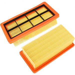 2 Pièces Filtres Pour Aspirateur Kärcher 66.41 5-953.0 7420 Filtre Accessoire Pour Kärcher Ad2, Ad2 Battery, Ad4 Premium, Ad3 Premium, Ad3, Ad 3.200, Ad 3.000 Rechange Accessoires[SSE7112658] - Neuf