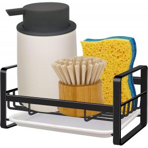 Évier De Cuisine En Éponge Titulaire, D'un Évier Caddy Organisateur, Le Paquet Ne Contient Pas D'autres Éléments, Évier Éponge Titulaire, D'un Évier Bac Un Égouttoir, Distributeur De Savon - Neuf
