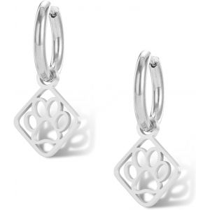 Kal-Boucles D'oreilles Pendantes En Acier Inoxydable Avec Empreintes De Pattes De Chat Et De Chien Boucles D'oreilles Pendantes Tendance Pour Femmes Et Adolescentes - Neuf