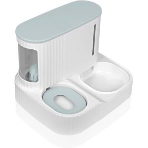 Vert Aliments Pour Animaux De Compagnie Distributeur D'eau Et De Définir, Automatique Distributeur De Nourriture, 2 En 1 Aliments Pour Animaux De Compagnie Et Distributeur D'eau, Un - Neuf