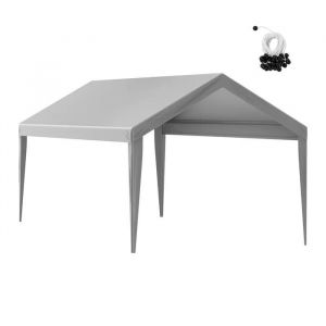 Auvent De Remplacement-Duoku-Pour Abri D'auto 10' X 20'-B&acirc;che Robuste Et Imperm&eacute;able Pour Tente De Garage Prot&eacute;g&eacute;e Contre Les Uv - Neuf