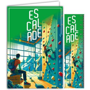 Carte Escalade Sportive Avec Enveloppe 12x17,5cm Pour Sportif Grimpeur Grimpeuse Champion(Ne) Vitesse Ou Bloc Et Difficulté - Collection Passion Sports - Neuf