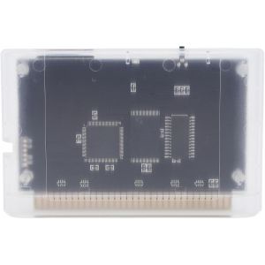 Cassette Vidéo de Jeu,3000 en 1 Carte de Jeu Cassette de Jeu Transparent avec Une Carte Mémoire de 8 Go Accessoires de Jeu Professionnels pour Mega Drive pour Master System pour.[W1068] - Neuf