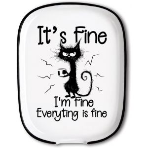 Mevronisshop-Repose Cuill&egrave;re Cuisine En C&eacute;ramique 15 * 11.5cm, Support Pour Ustensiles De Cuisine, Porte-Cuill&egrave;re Pour Spatules,Pinces, Cuill&egrave;res &Agrave; Caf&eacute; Ou Ustensiles&iquest;Chat&iquest; - Neuf