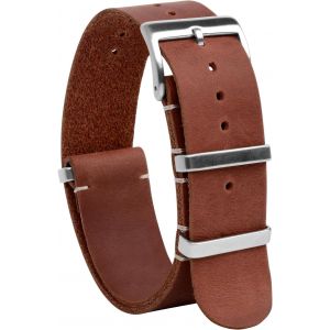 Eryi-Nato Bracelet Montre Cuir U2013 Noir Dégagement Rapide Bracelets Pour Homme Femme U2013 G10 Souple Militaire Remplacement Connectée Boucle U2013 18mm 20mm 22mm 24mm - Neuf
