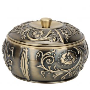 Cendrier a cigares vintage de style europeen, porte-cigarettes portable - Neuf