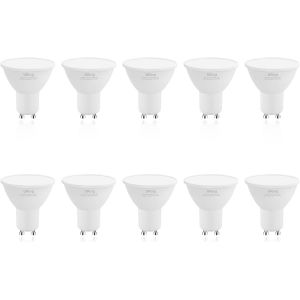 Kaleidoscope-Ampoule Led Gu10, 4.8w Équivalent 50w, 4000k Blanc Neutre, Gu10 Led Spot Ampoules 500lm, Non-Dimmable, Ac230v, 120° Larges Faisceaux, Remplace Halogène Lampe Pour Éclairage, Lot[Q3080] - Neuf
