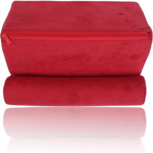 Coussin De Support Pour Tablette,Multifonctionnel Portable Pliable En Tissu Suédé Pour Tablette,Oreiller Support Tablette Pour Canapé Lit,Station D'Accueil Souple,Support De Tablette - Neuf