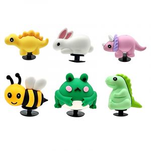 6 mignon 3D animal de compagnie sabots. Chaussure Ornements, Mignon Sabots Sandales, PVC, BRICOLAGE - Neuf