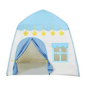 Tente De Jeu Intérieure Et Extérieure,Tente De Princesse Cadeau,Grande Tente De Maison Bleue - Neuf