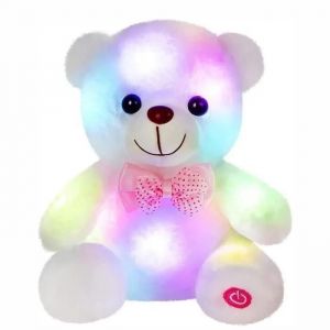 Ours En Peluche Blanc Lumineux À Led, Veilleuse Douce, Ours Lumineux, Jouet En Peluche, Cadeaux Pour Enfants, Mamans, Filles, Type2 - Neuf