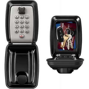 Coffre-fort mural ext&eacute;rieur s&eacute;curis&eacute;, grand format, avec code &agrave; 12 chiffres, &eacute;tanche, antirouille, ultra-robuste, num&eacute;rique, pour la maison ou l'usine - Neuf