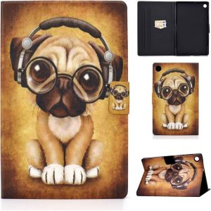 Eryi-Coque Pour Samsung Galaxy Tab A9+/ A9 Plus 11 Pouces 2023 Housse Étui De Protection Avec Veille/Réveil Automatique Coque Tablette Samsung Galaxy Tab A9+ Plus Sm-X210/X216/X218, Chien Jaune - Neuf