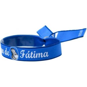 Kalsw-Bracelet Dame De Fatima,Tissu Ruban Religieux Vierge R&eacute;glable Brod&eacute; Pour Les Hommes Et Les Femmes. - Neuf