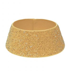 Collier De Sapin De No&euml;l De 60 Cm (23,6 Pouces) Avec Paillettes, Anneau De Sapin &Agrave; Double Couche En Velours, Cache-Pied De Sapin Pour No&euml;l Et Halloween - Neuf