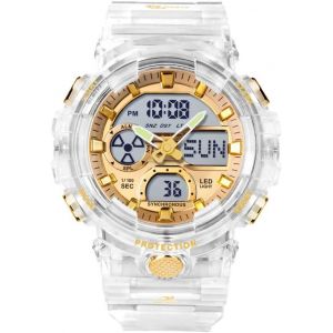 Eryi-Montres Numérique Homme Militaire Chronomètre 50m Etanche Multifonctionnel Montre Compte À Rebours Mode Alarme Dual Time - Neuf