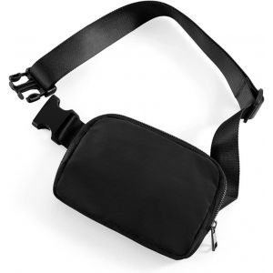 RFCBC-Sac Banane Femme Étanche Noir, Sacoche Banane Homme, Sacoche Banane Femme, Sacs Banane Running Réglable pour Vie Quotidienne, Voyage, Workout, Ceinture De pour Gym, Jogging, Escalade - Neuf