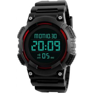 Montre Bracelet Homme Digital Led Outdoor Sport Tactique Militaire Hommes Montres Etanche 50m Plastique Lunette Et Caoutchouc Bande Date Calendrier Double Temps Alarme Electronique Noir Montre.[J685] - Neuf