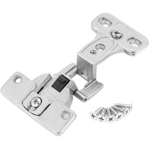 Charni&egrave;re, 270 Degr&eacute; Compl&egrave;tement Recouvrante Charnieres avec Amortisseur Int&eacute;gr&eacute; M&eacute;canisme de Fermeture Automatique Charni&egrave;re, pour Armoires de Porte Cuisine, Inachev&eacute;e - Neuf