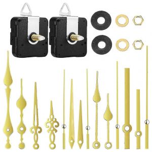 2pcs 20mm horloge mouvement mécanisme quartz bricolage horloge mouvement avec 5 paires d'or d'aiguilles horloge Repai (haoyi - Neuf