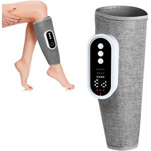 Appareil De Massage Des Jambes, Masseur De Jambes Sans Fil Par Pressoth&eacute;rapie Avec 3 Modes, Intensit&eacute;, Chauffage Des Genoux,Masseur &Agrave; Coussin D'air Pour La Douleur Et La Circulation Le Bureau Maison - Neuf