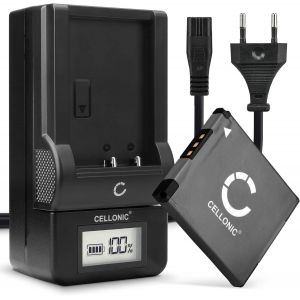 Batterie pour Caméra Compatible avec Canon PowerShot IXUS 185,285 HS,NB-11L (3.7V,600mAh) + Chargeur - Neuf