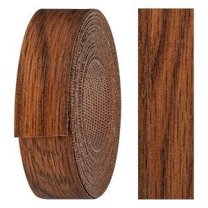 KAL-Ruban Adh&eacute;sif Pour Bords En M&eacute;lamine Avec Adh&eacute;sif Thermofusible, 21 Mm X 5 M, Ruban Adh&eacute;sif Thermocollant Pour &Eacute;tag&egrave;res Et Panneaux, D&eacute;coration : Ch&ecirc;ne Rustique - Neuf