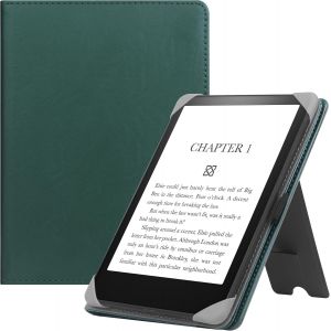 GUOP-Etui Universel Pour Tout Le 6"" Paperwhite Ereaders,Folio Stand Coque Housse Avec Dragonne Compatible Avec Kindle 2022/Kindle Paperwhite/Kobo/Tolino/Pocketbook 6 Pouces Ereader-Mint - Neuf