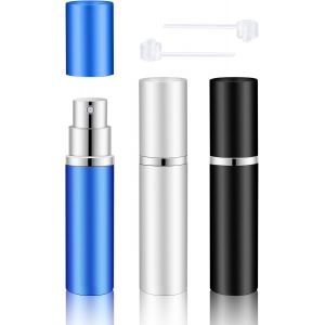 Sansh-Vaporisateur Parfum Voyage, 3 Pièces Flacon Parfum Vide 5ml Vaporisateur Parfum Rechargeable Echantillon Parfum Flacon Voyage Femmes Et Hommes Atomiseur Spray Vide Pour Poche, Sac À Main - Neuf